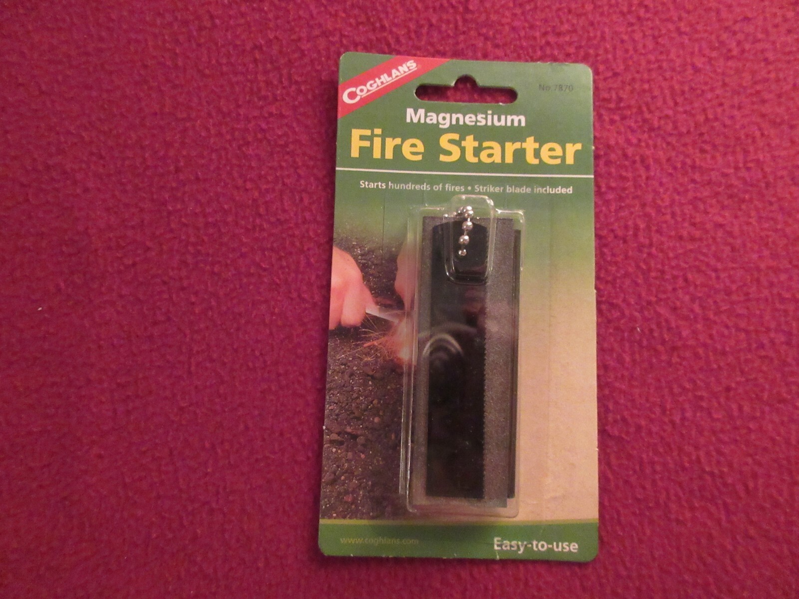 Coghlan's Magnesium Fire Starter, Emergency Survival Camp Strike Flint Camping
