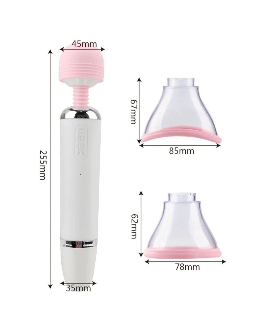 Powerful Multi-Speed Magic Vibrating Massager Wand Full Body USB Rechargeable