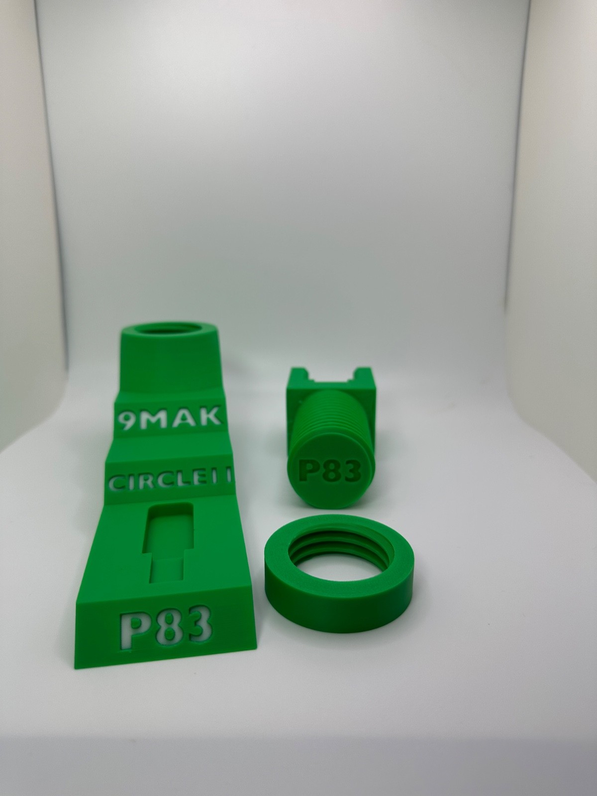 Custom Pistol Stand designed for P83 Wanad 3d printed safe storage