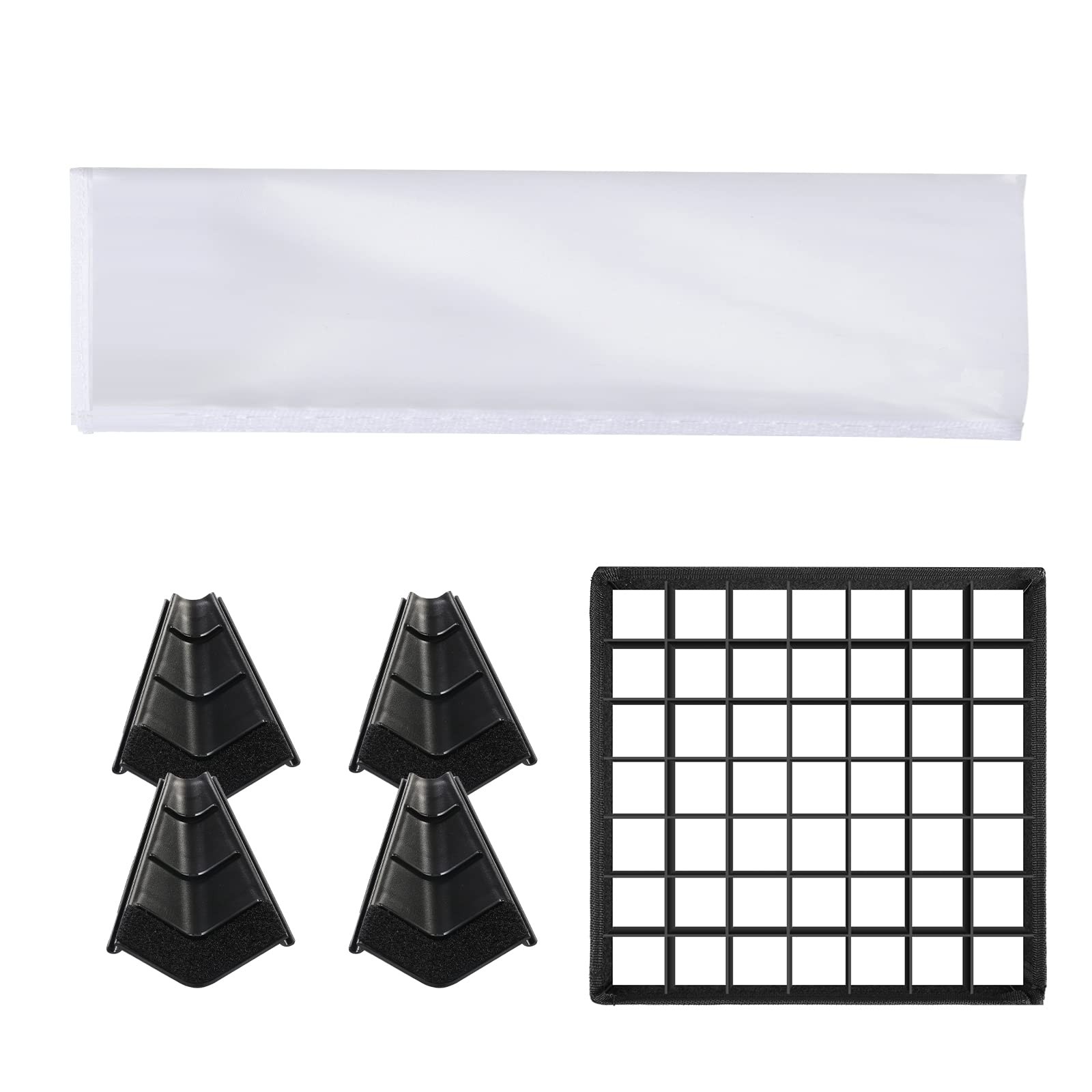 1 PCS Foldable Softbox Diffuser Grid Beehive For GVM RGB 850D LED Video Light