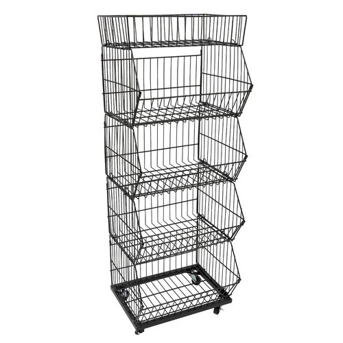 5 Tier Retail Display Rack Concession Candy Snack Display Rack Potato Chip Stand