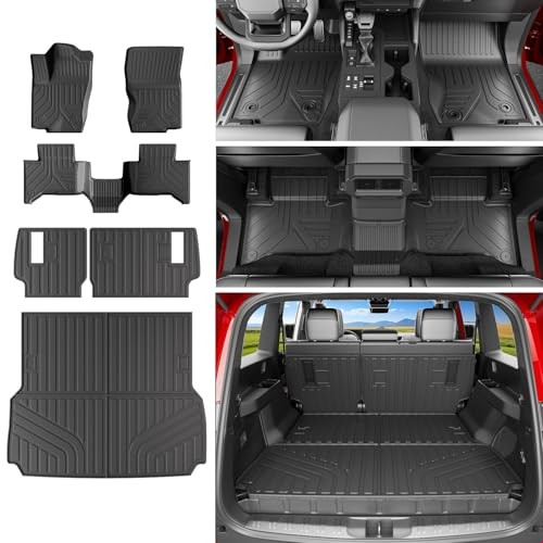 5 Seats Cargo Mat Compatible with 2024 2025 2026 Toyota Land Cruiser Lexus GX550