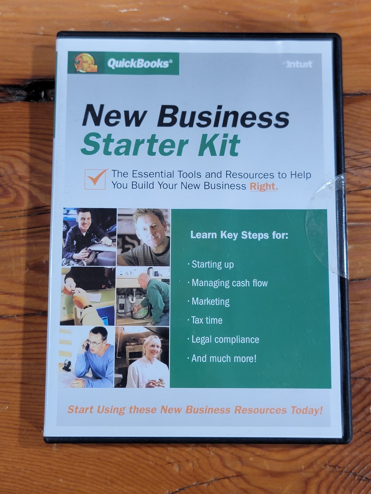 Intuit - QuickBooks - New Business Starter Kit Software - Tutorial - SEALED