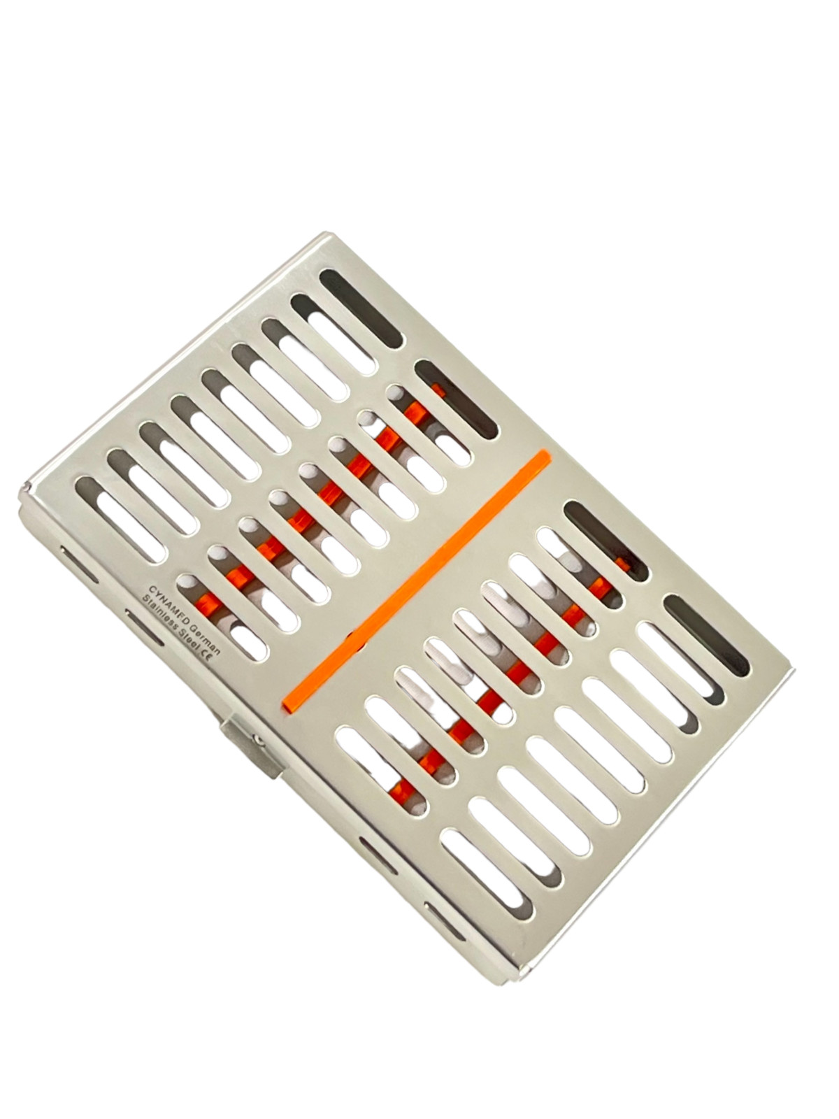 1 GERMAN DENTAL AUTOCLAVE STERILIZATION CASSETTE RACK BOX TRAY FOR 10 INSTRUMENT
