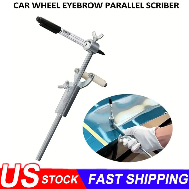 Automotive Dent Repair Wheel Arch Car Body Line Marking Tool Adjustable Range