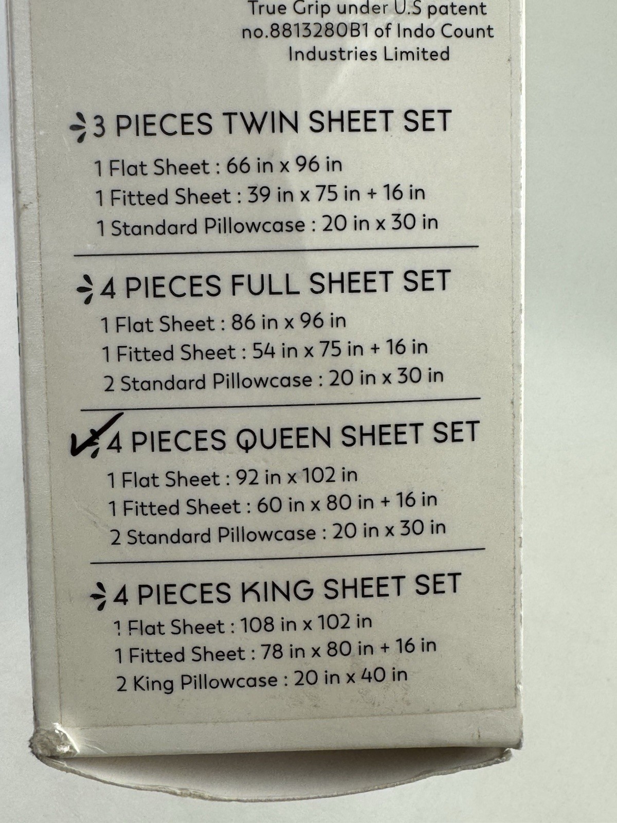 Navy Purity Home 400 Thread Count Performance Cotton Sheet Set Queen New