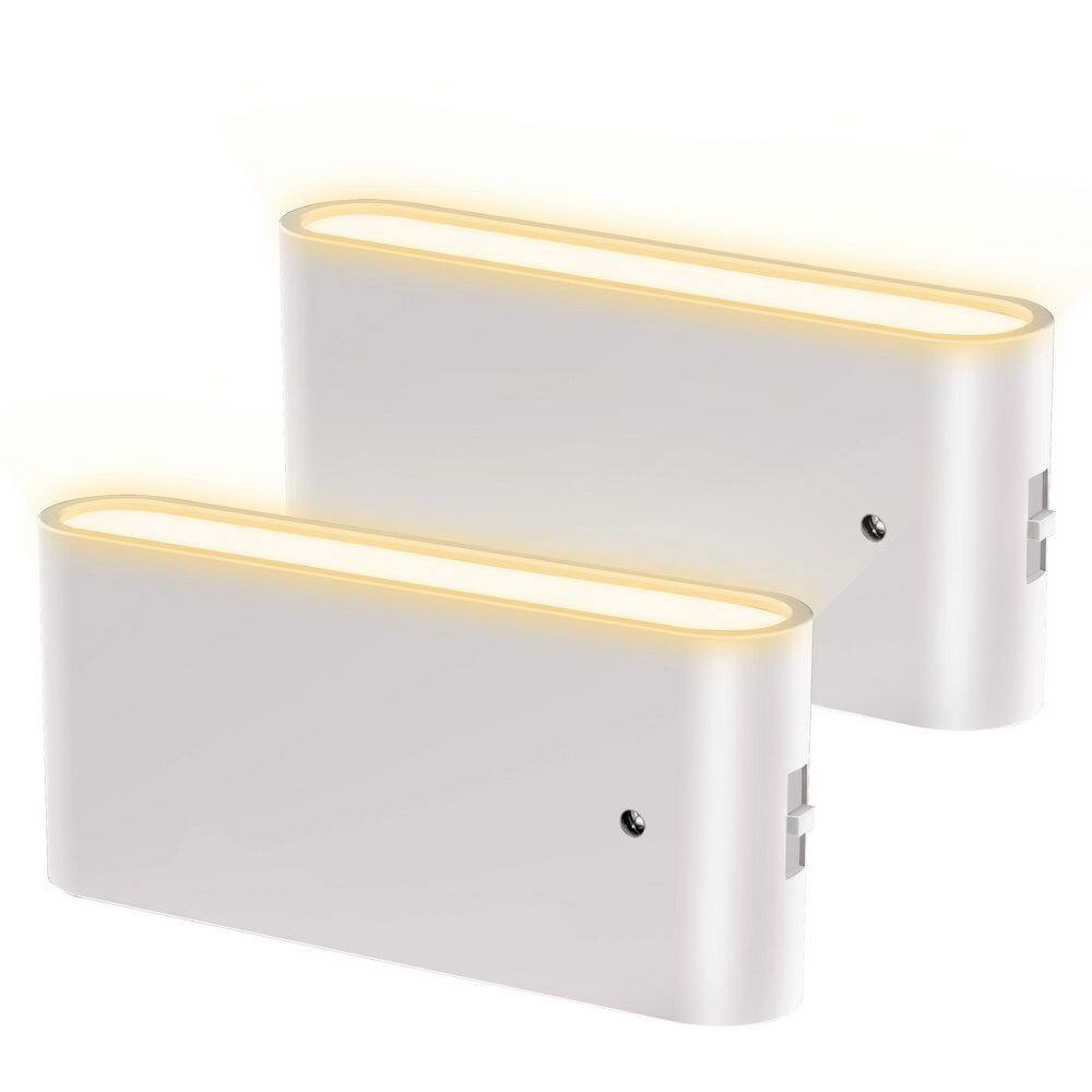 1-Watt Plug in Dusk to Dawn Sensor Integrated LED Night Light Dimmable Brightnes