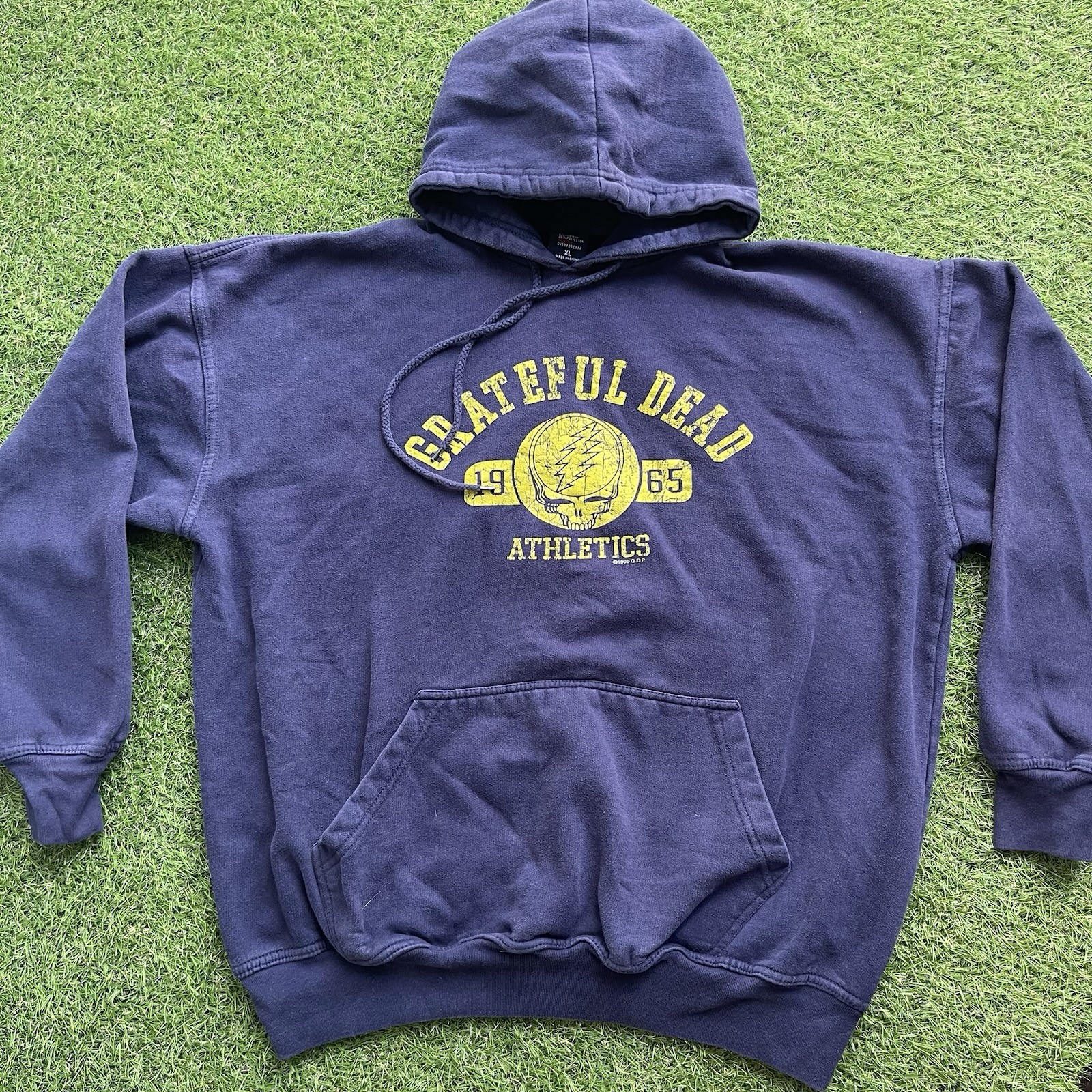 Vintage Grateful Dead Athletics 90s Size XL Blue Band Rock