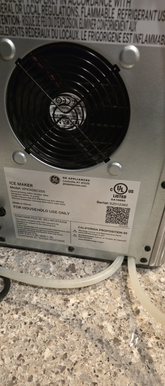 GE ICE MAKER 🧊