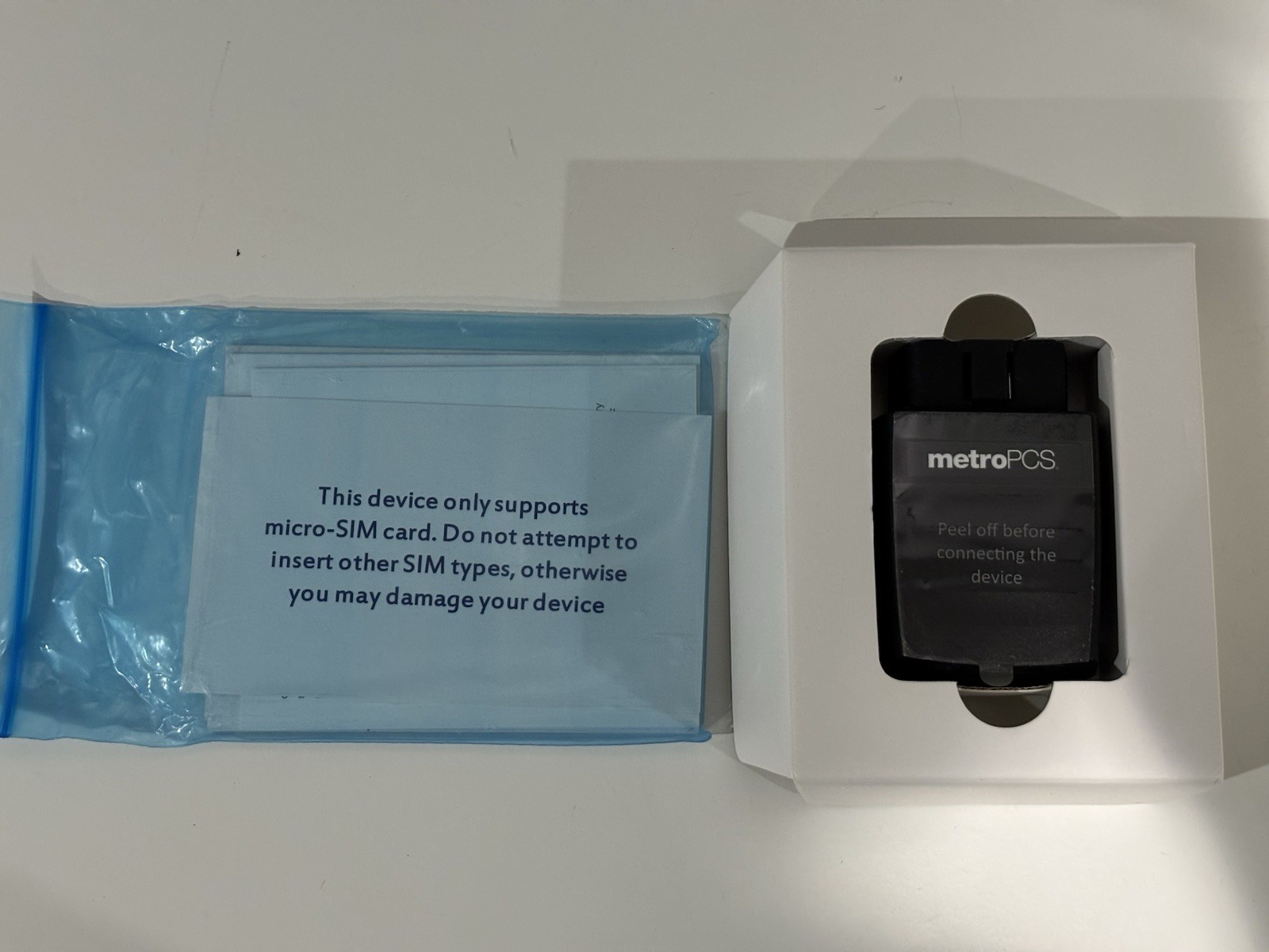 MetroPCS SD6200 Mojio Car & Mobile Hotspot & GPS Tracking Cartridge Black OBD-II