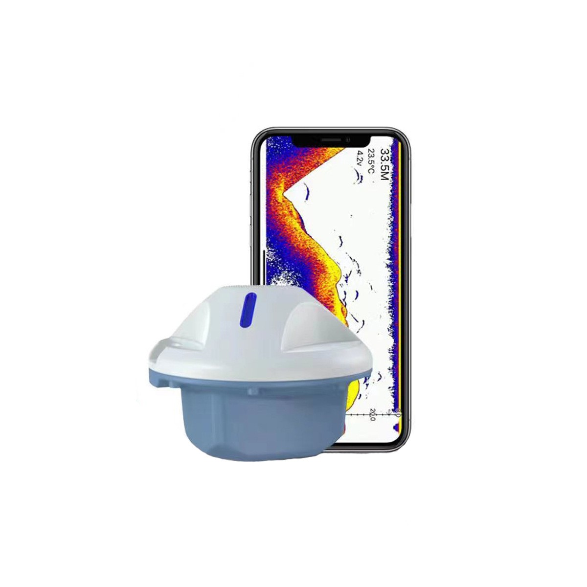 NEW Sonar Fishfinder Smart Phone Fish Finder Water Temperature Terrain Detector