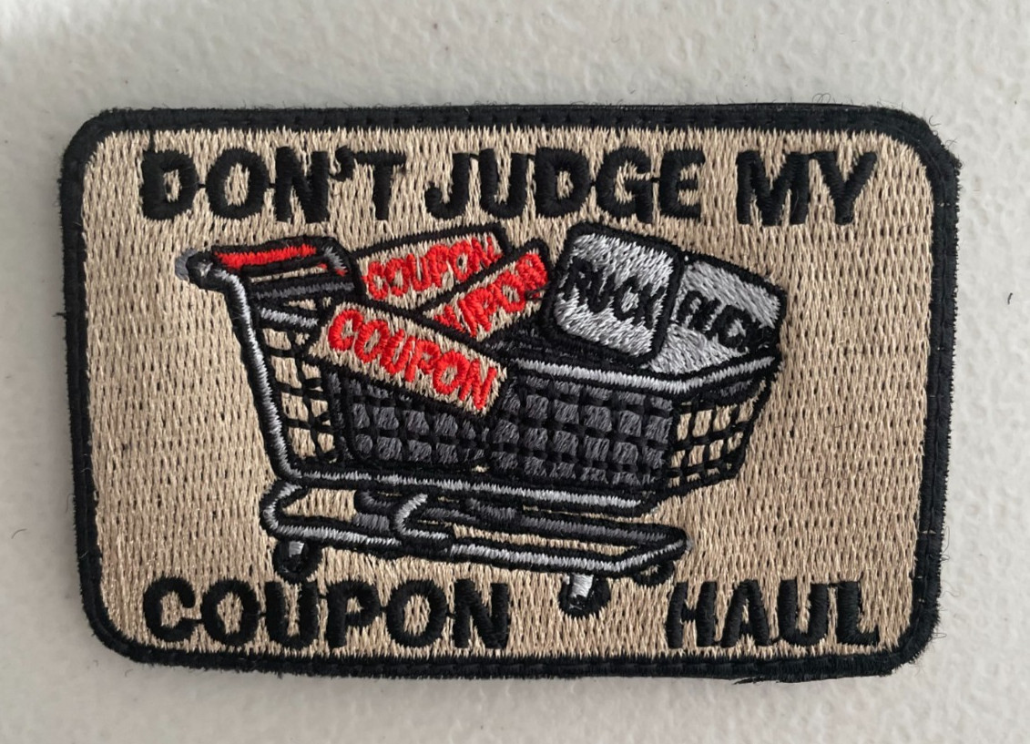 COUPON RUCK - Challenge Patch - Hook and Loop Backing Panel