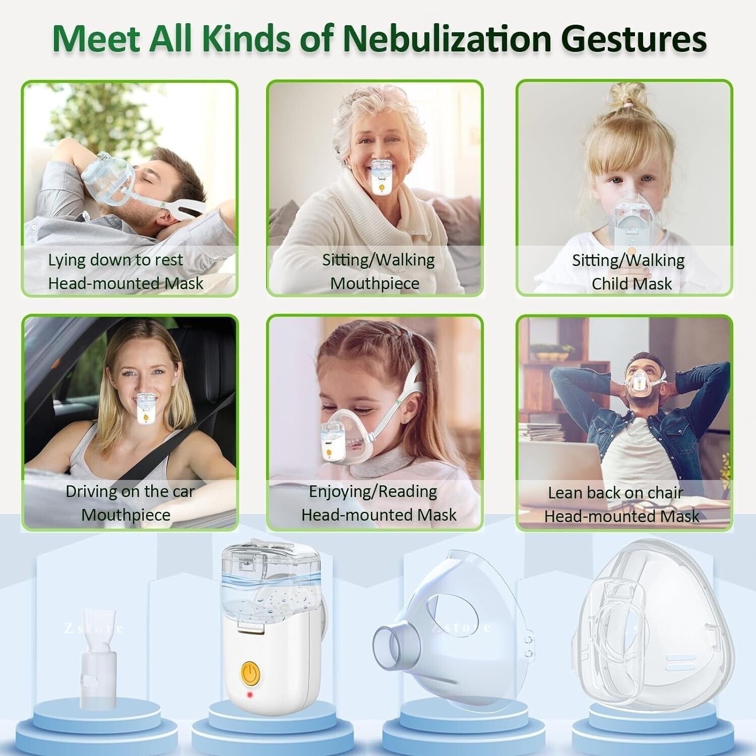 Efficient Nebulisation Machine For Home and Travel Quiet Design ppa