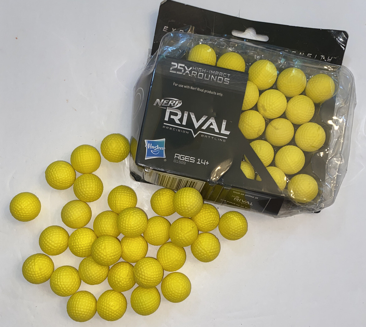 Nerf Rival Precision Battling 55 x High Impact Rounds Balls Refills