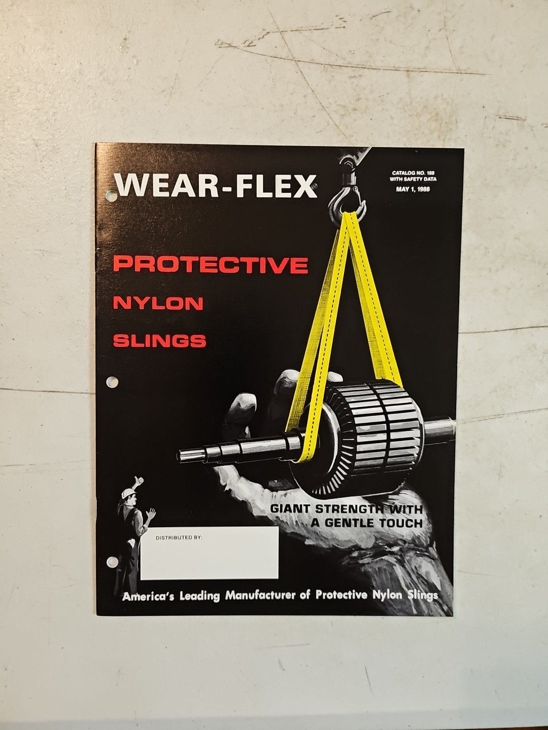 Vintage 1988 Wear-Flex Protective Nylon Slings Catalog No. 188