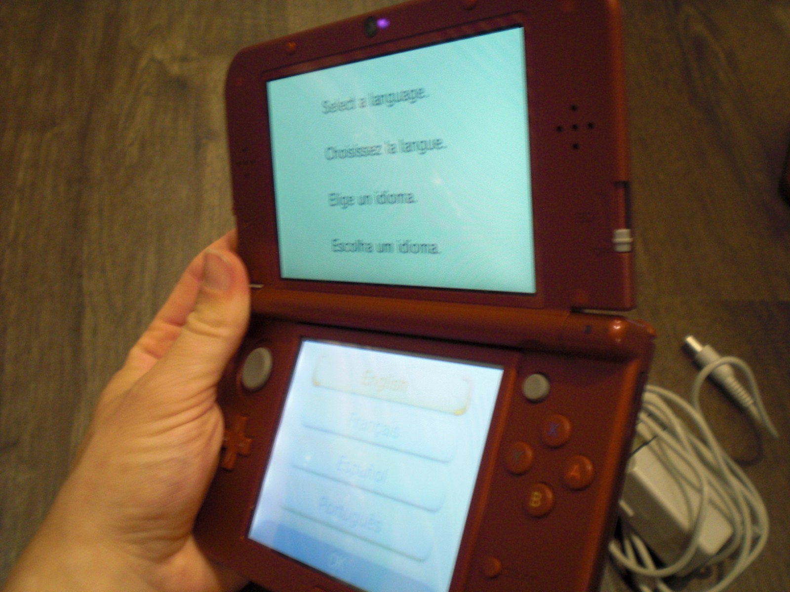 Nintendo New 3DS XL Console Red Plays 3DS DS 2DS Games System TESTED TOP IPS 2