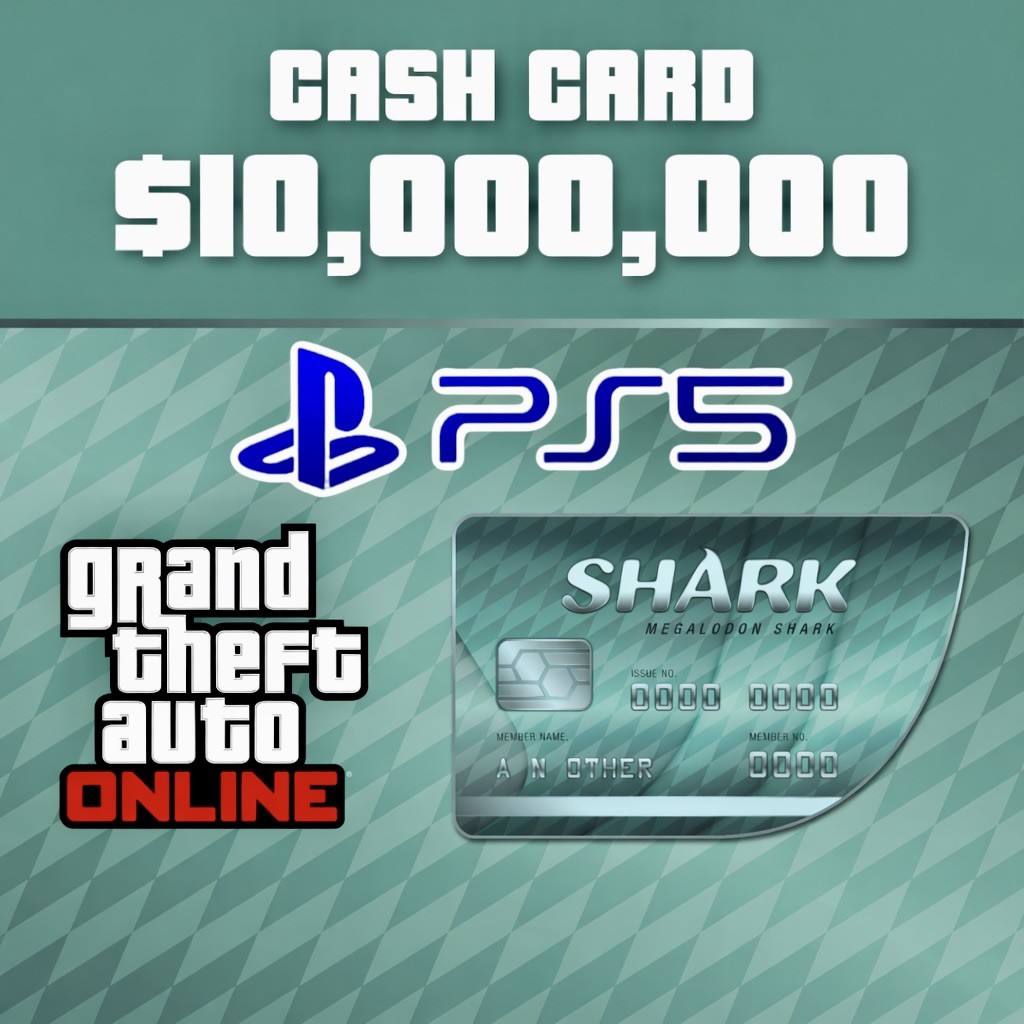 $10,000,000 GTA Megalodon Shark Card - PS5 Only