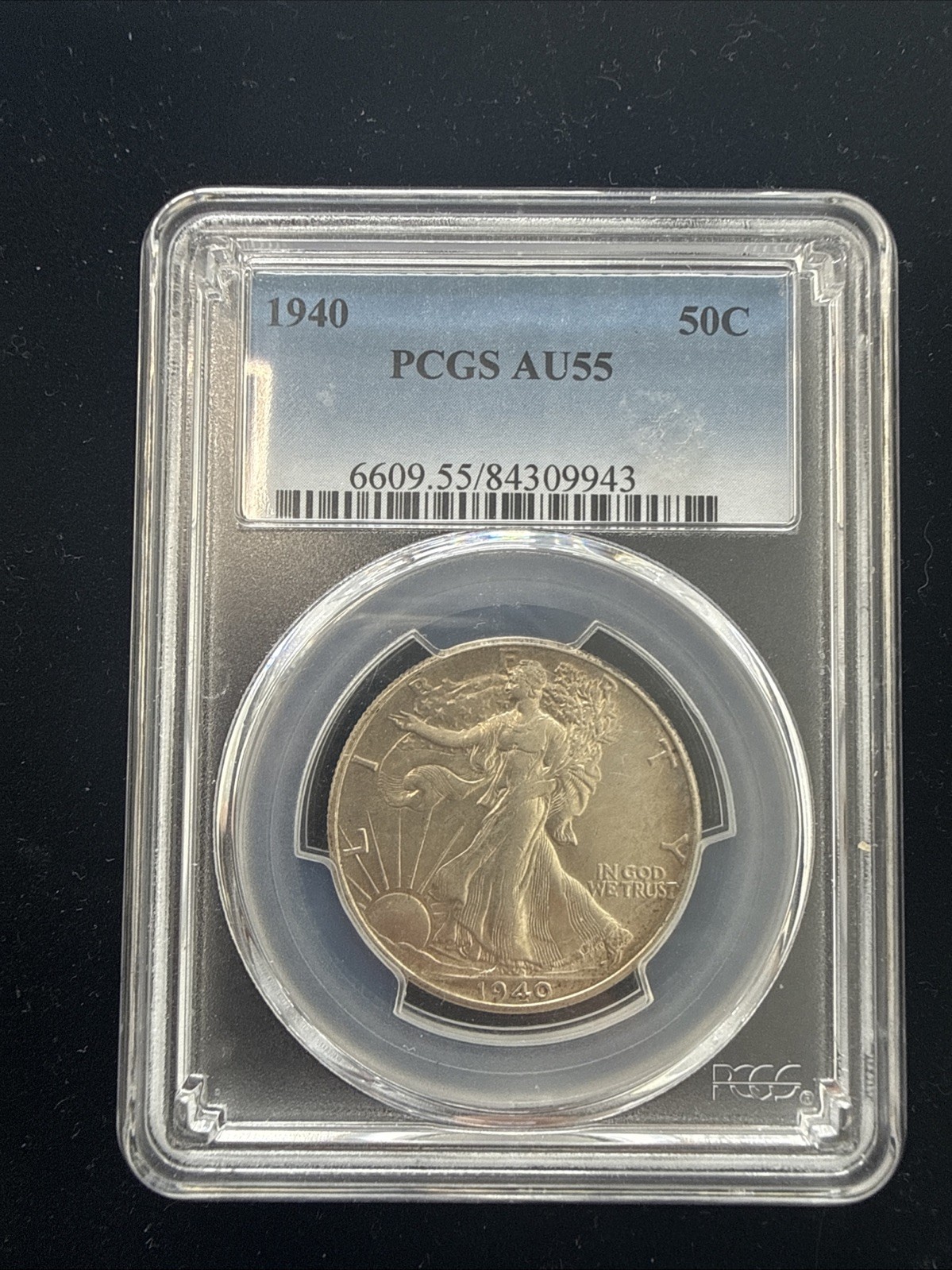 1940 Walking Liberty Half Dollar PCGS AU55 #x946