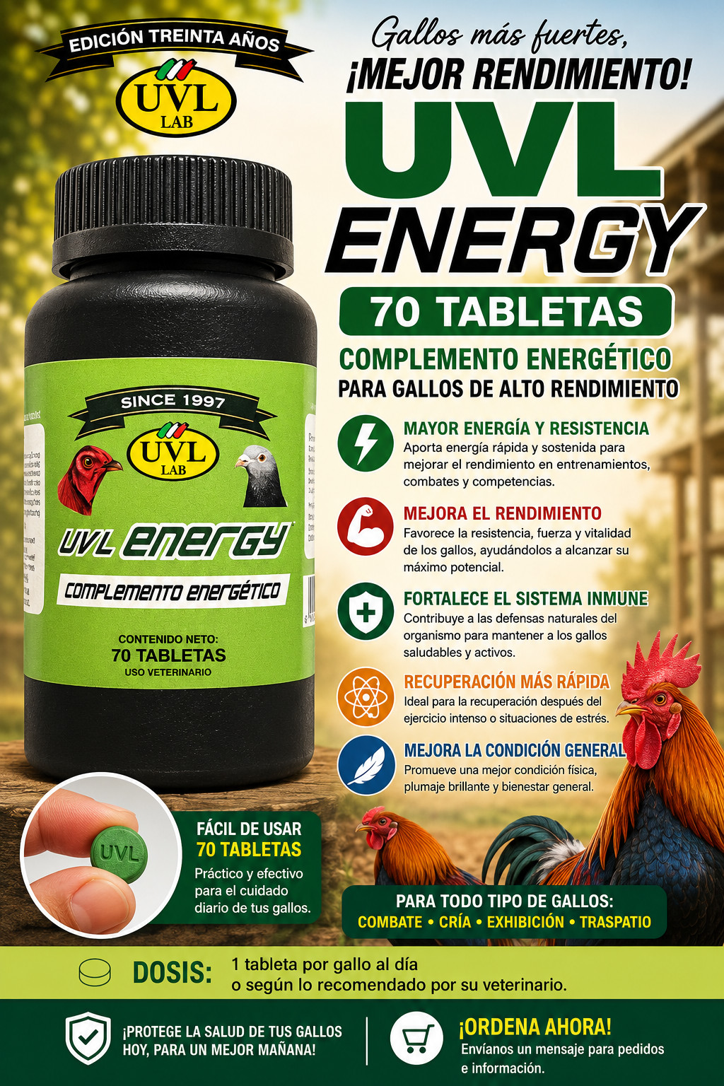 UVL LAB Supplement 70 Count