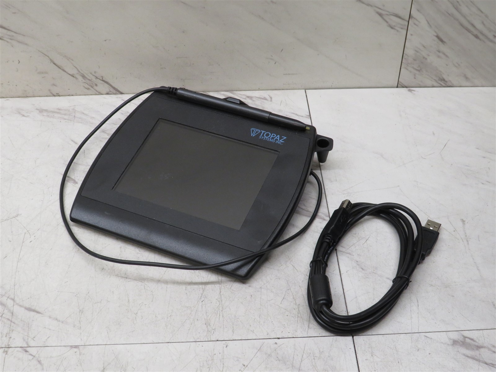 Topaz SignatureGem T-LBK766SE-BBSB-R USB Serial LCD Signature Capture Pad