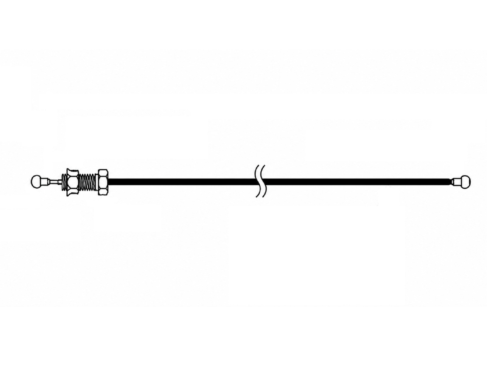 Hoist Fitness Strength System Leg Extension Cable 82.125" V5a-FD
