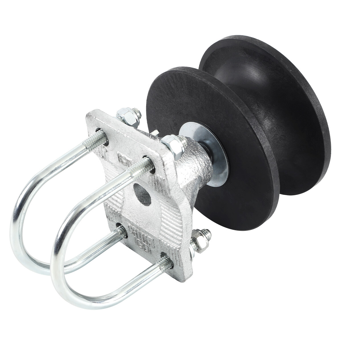 4" Round Post x 2 1/2" Round Gate Frame Nylon Cantilever Roller For Sliding Gate