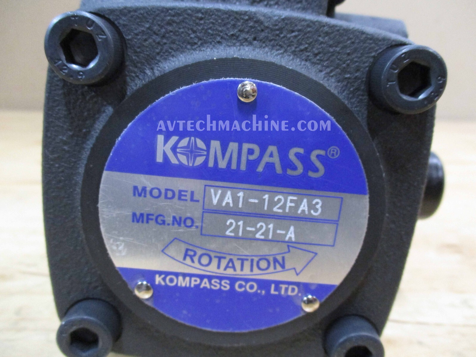 VA1-12FA3 Kompass Hydraulic Variable Vane Pump Max. Pressure 70Kg VA1-12F-A3