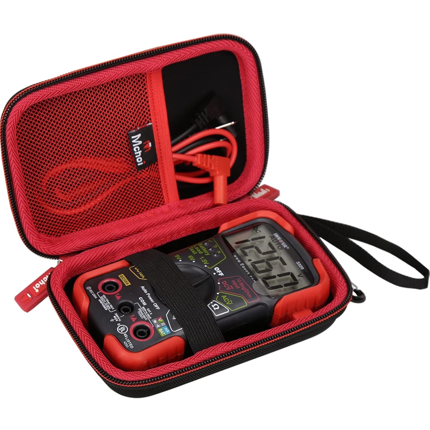 Hard Case for INNOVA 3320 3340 Digital Multimeter - Black