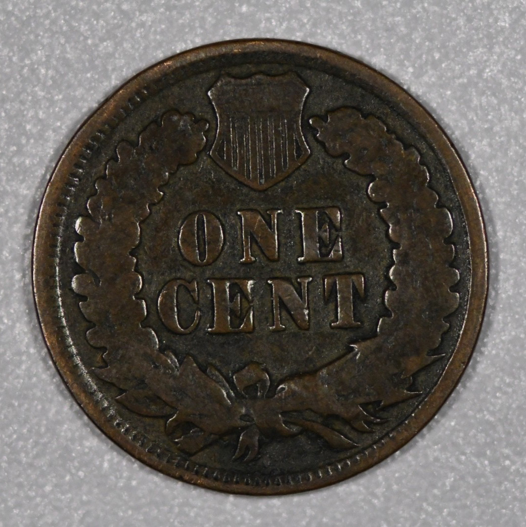 1902 "Indian Head" One Cent Bronze Coin Var. 3, Good