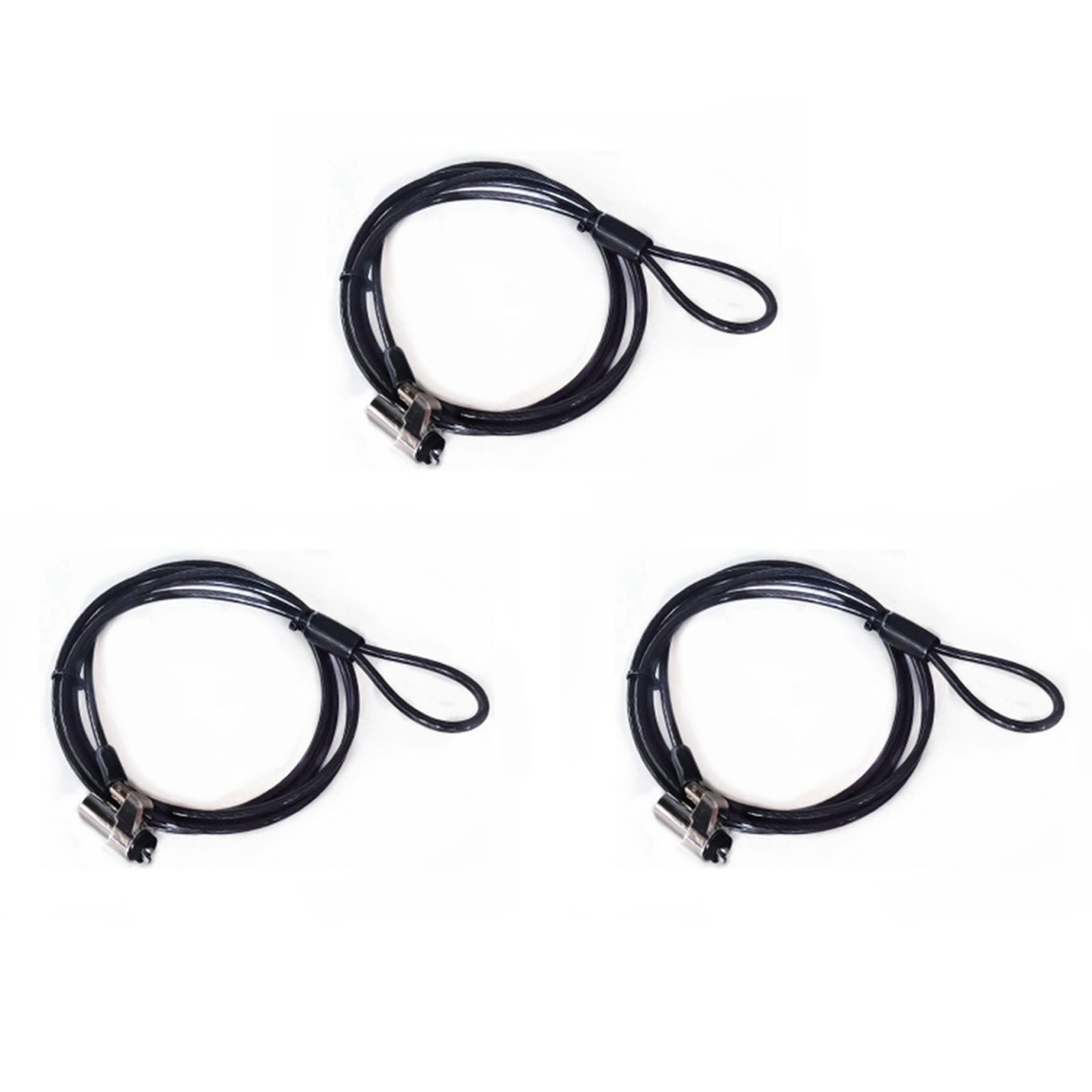 3X Computer Lock Laptop Lock, Suitable for 6mm X 2.5mm Lock Hole 8819