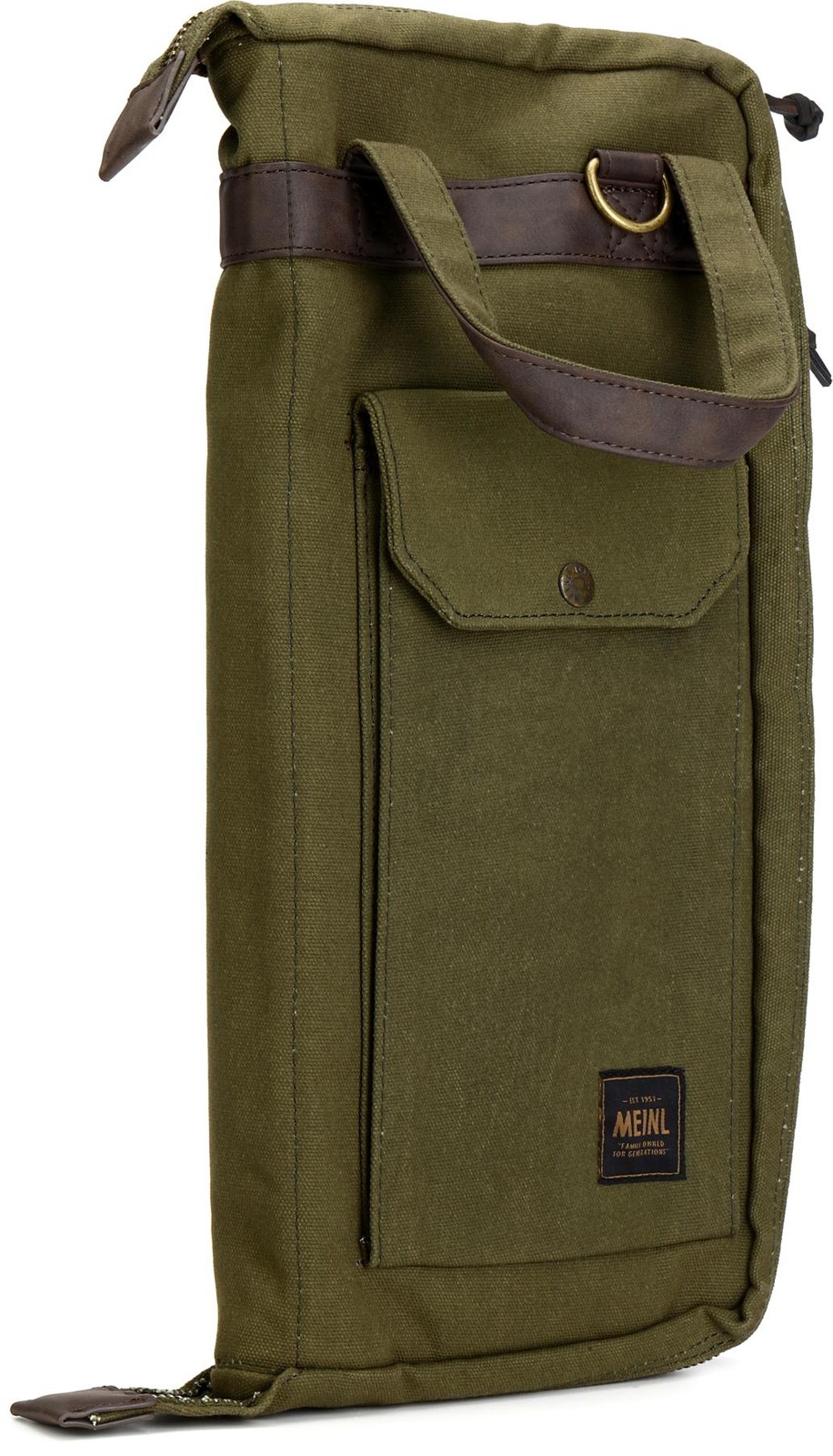 Meinl Cymbals Waxed Canvas Drumstick Bag - Green (3-pack) Bundle