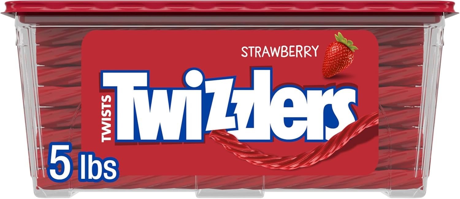 TWIZZLERS Twists Stberry Flavored Licorice Style, Chewy Holiday Candy