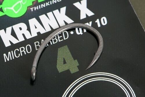 Korda Krank X Eyed Barbed Hooks ALL SIZES