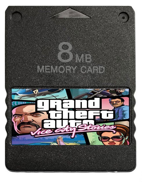Grand Theft Auto Vice City Stories PlayStation 2 PS2 Memory Card Completed Save