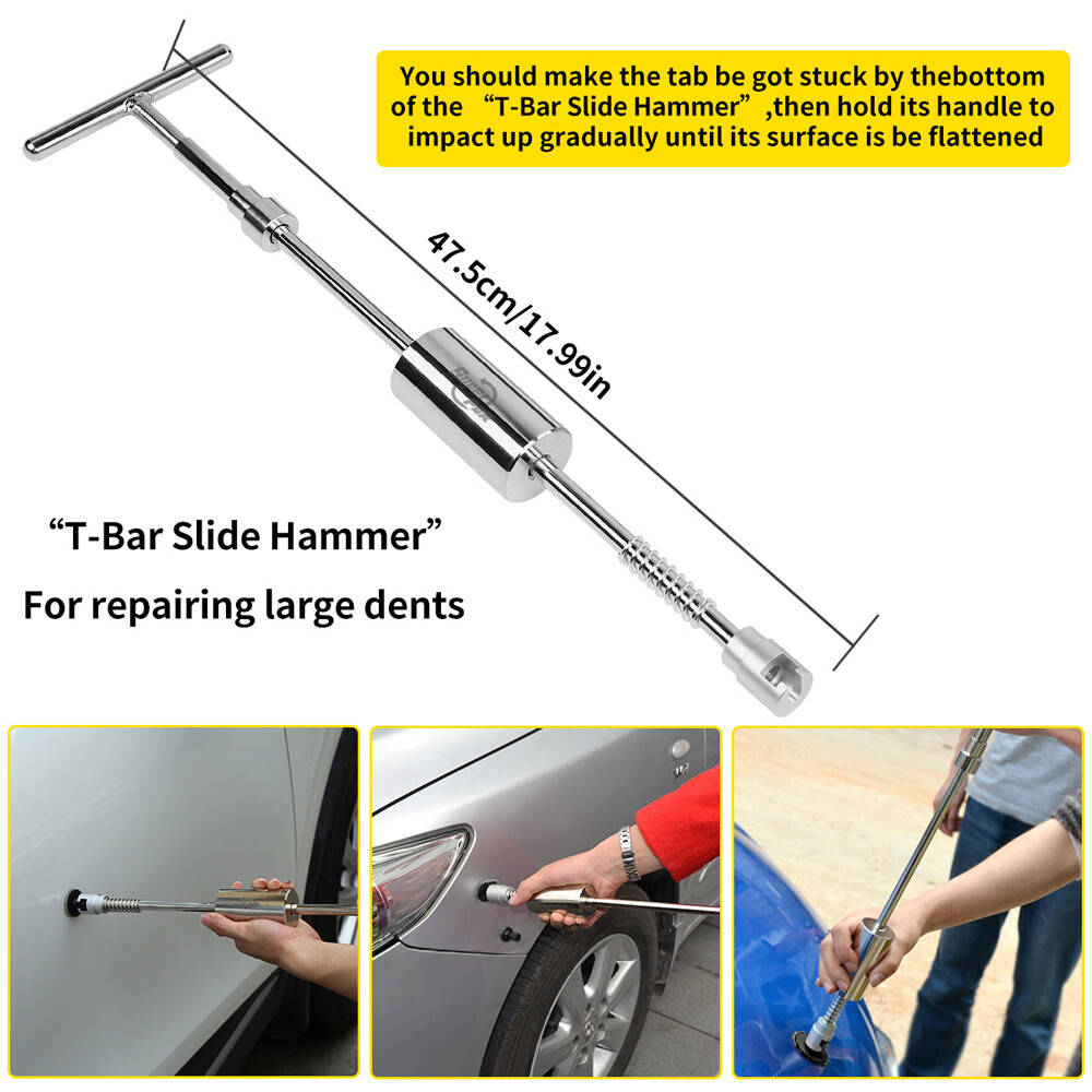 Car Paintless Dent Repair Kits Dint Hail Damage Puller Remover Auto Lifter Tools