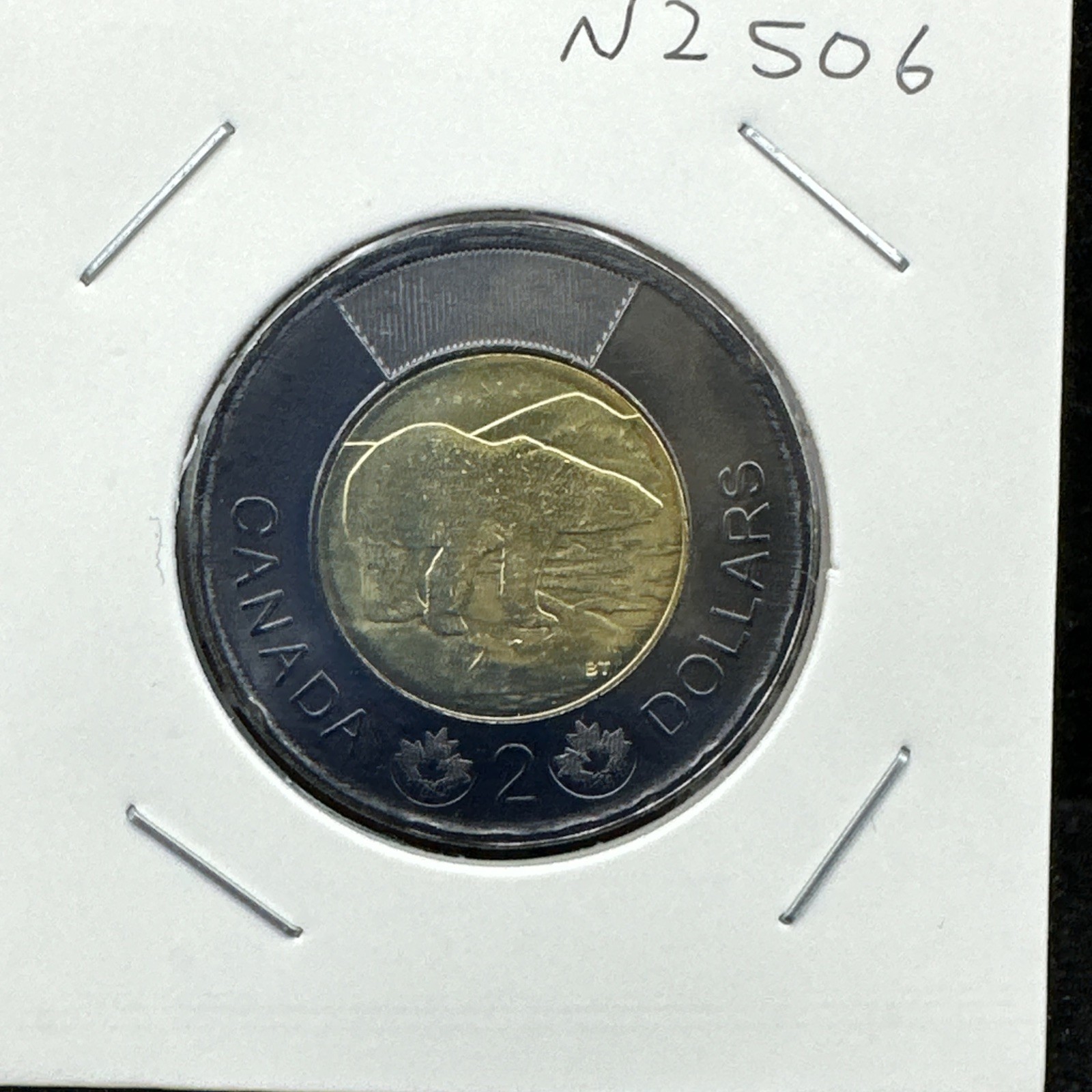 Canada 2022 $2 Black Toonie Honouring Queen Elizabeth (Ab2633213/N2506)