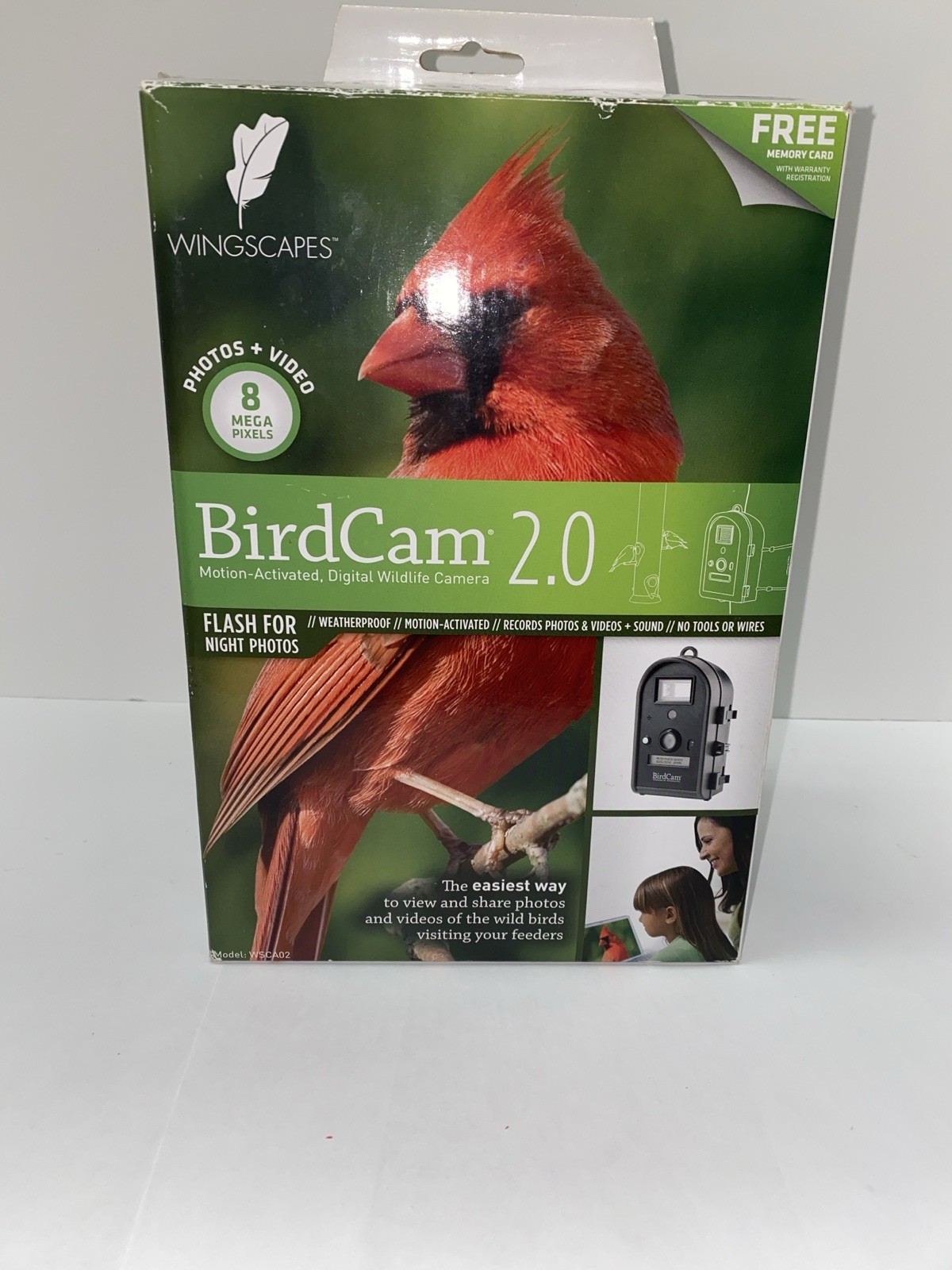New. Never Used. Wingscapes BirdCam 2.0 Motion-Activated Digital Wildlife Camera