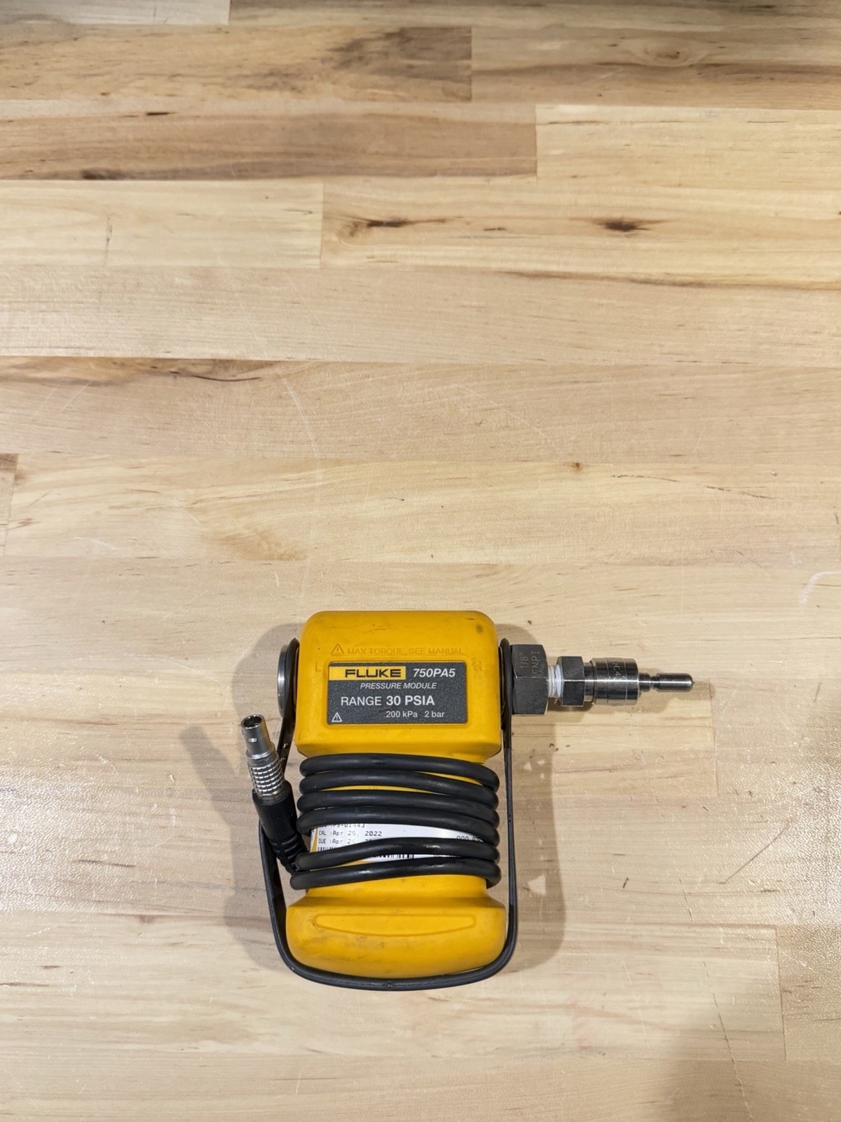 FLUKE 750PA5 PRESSURE MODULE RANGE 30 PSIA 200KPA 2 BAR (TESTED) SHIPS FAST