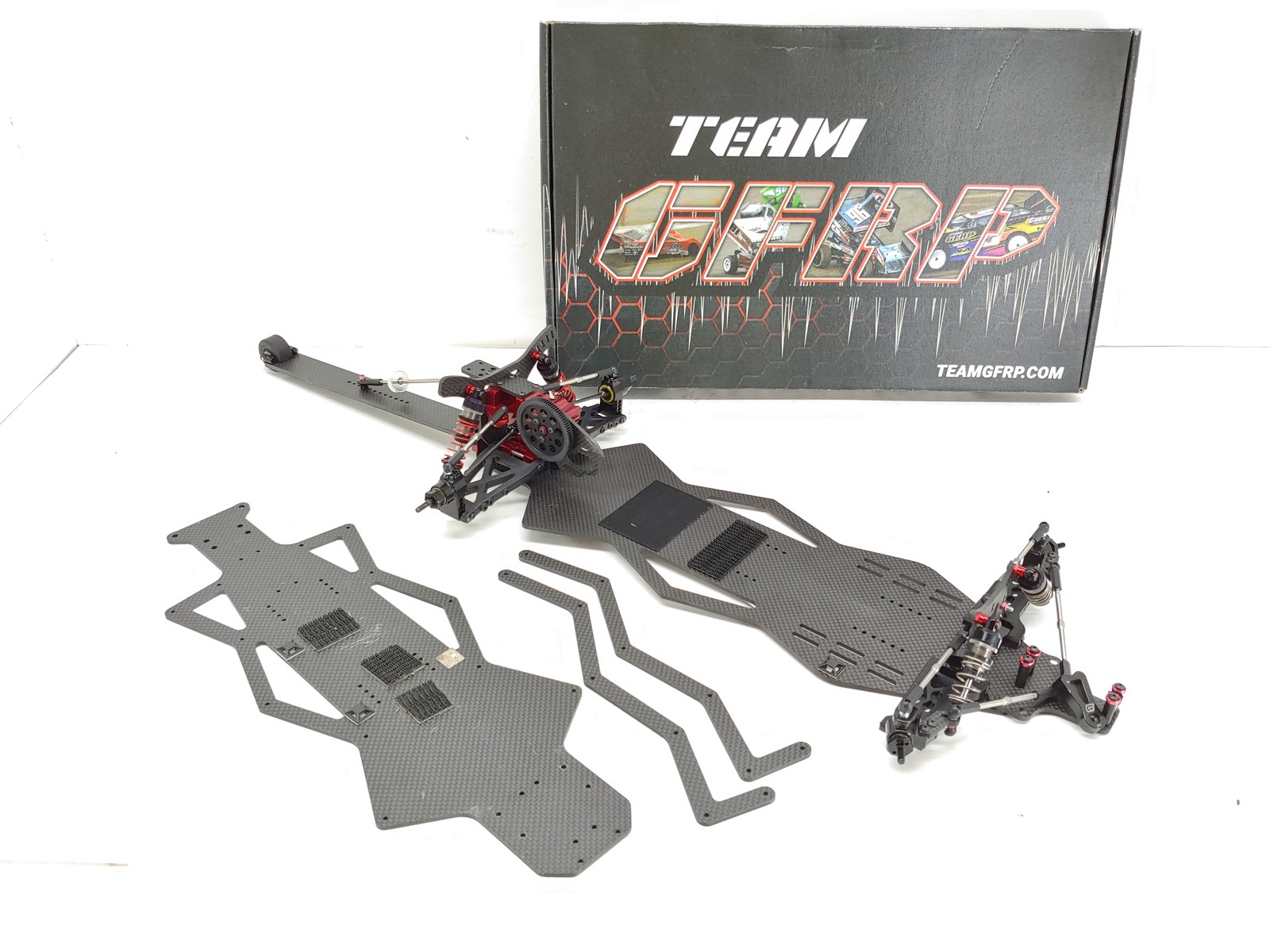 Team GFRP GFR-8000 Apollo Drag Car 1/10 2wd Carbon Fiber Kit Build Never Run!