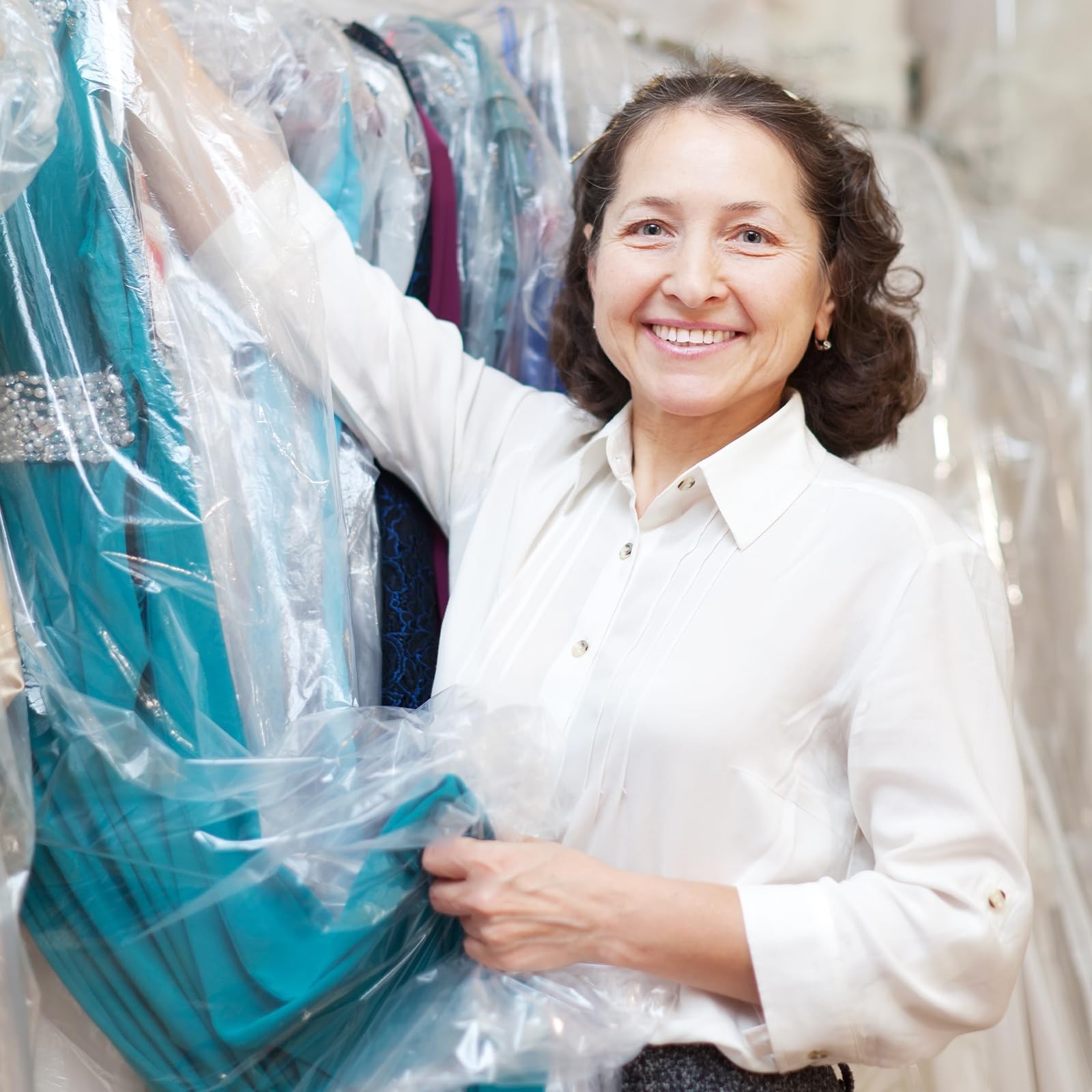 10 Pack Long Dress Covers 71 Inch Garment Bags for Hanging 10pcs 60x180cm