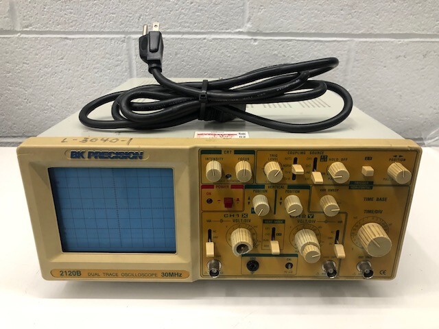 BK PRECISION DUAL TRACE OSCILLOSCOPE 2120B 30MHZ SELECTOR 115/230V