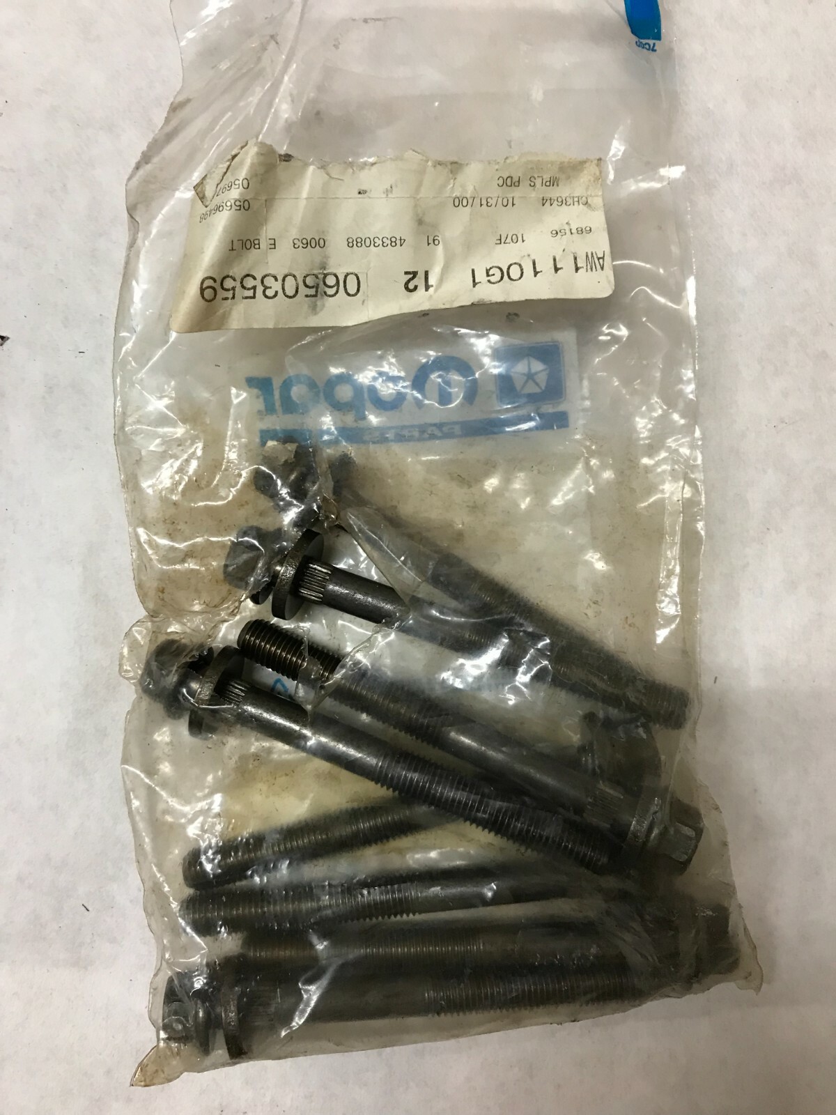 Lot of 8 - Genuine Mopar Cylinder Head Bolts 6503559