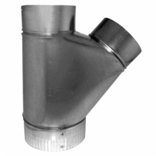 SOUTHWARK 52653 Flue Wye 6x5x3 in Hot Dipped Galvanized Steel