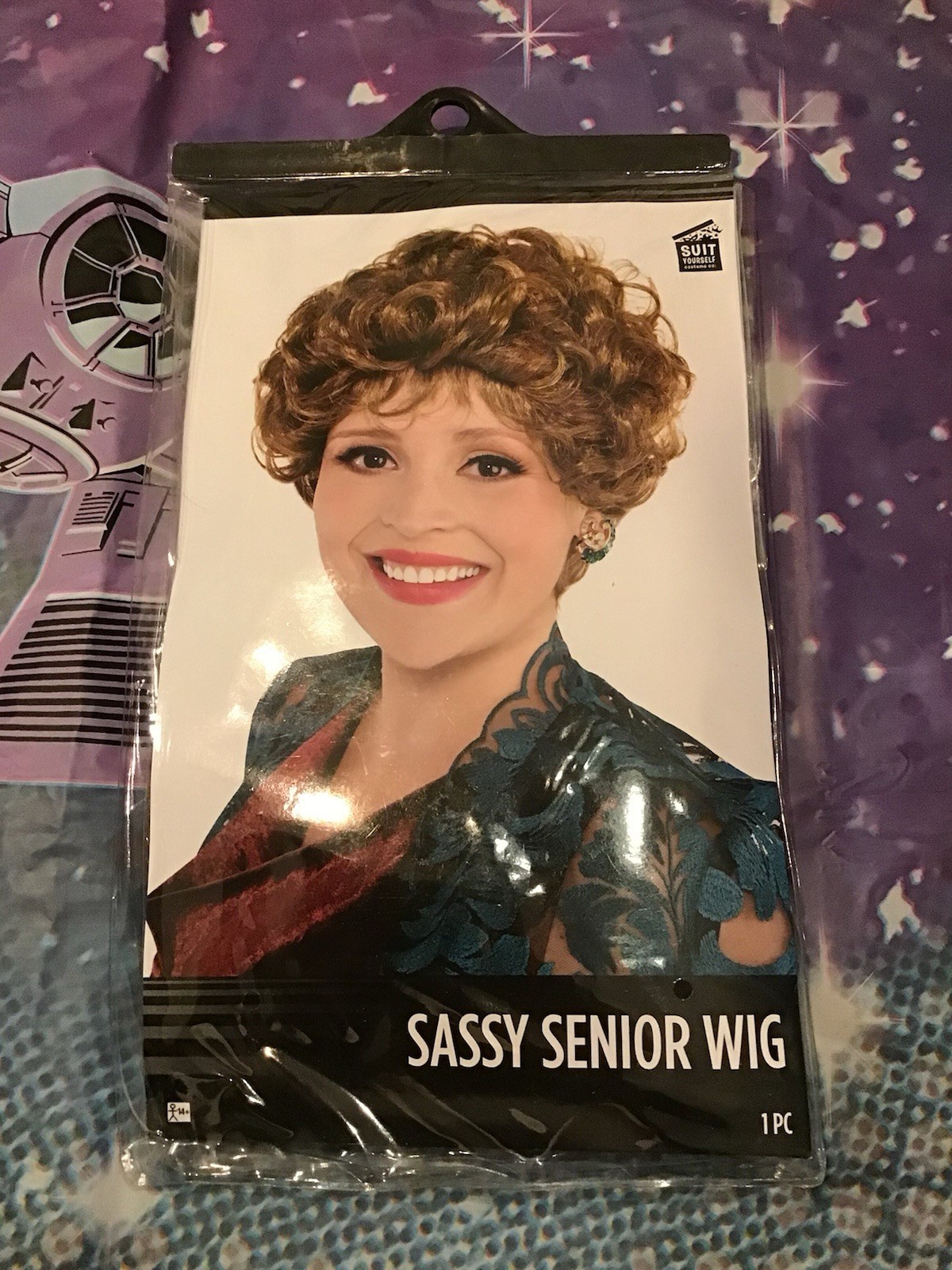 Sassy Senior Adult Wig Halloween -New