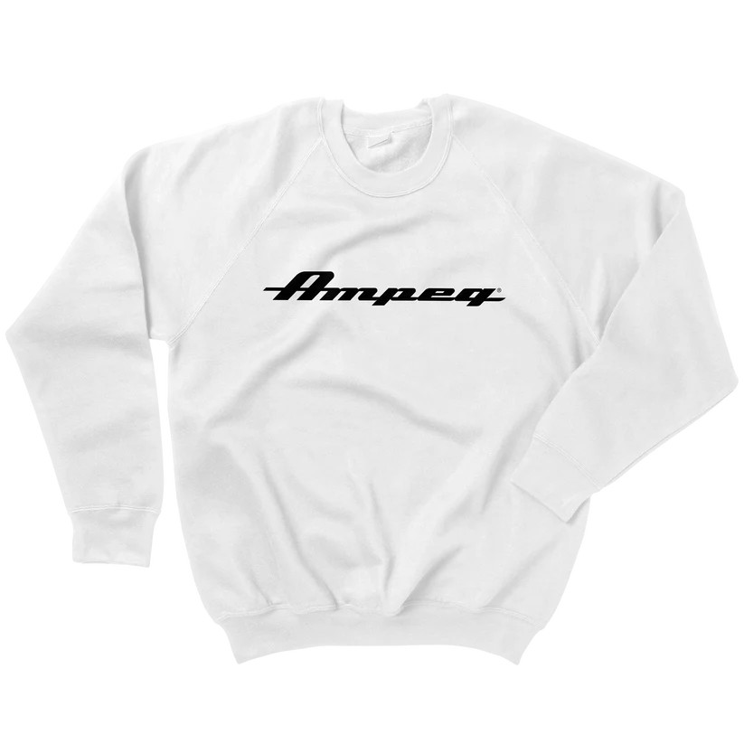 Ampeg Crew Neck Pullover x White