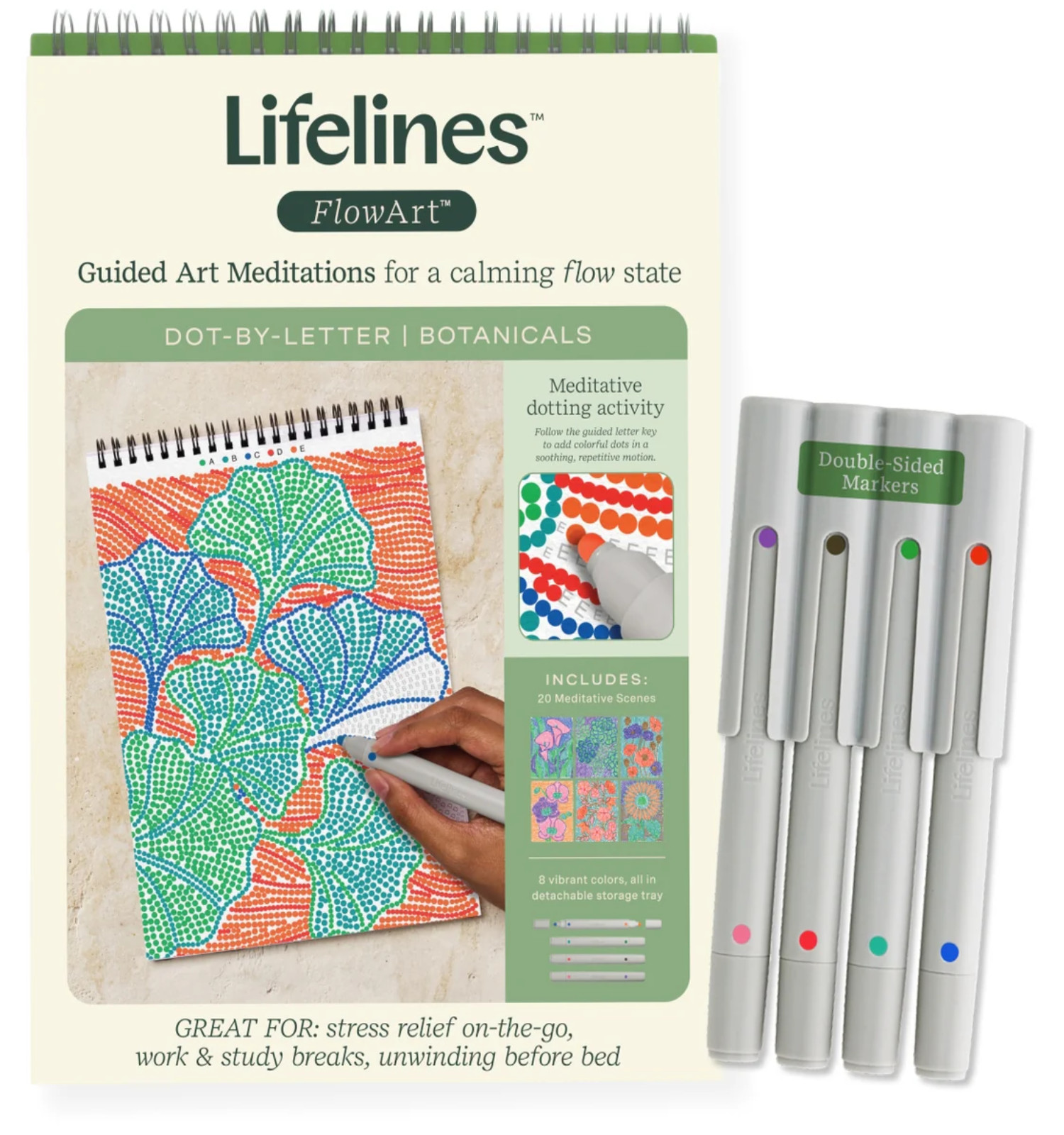 Lifelines Flow art Pogo-dot Botanicals