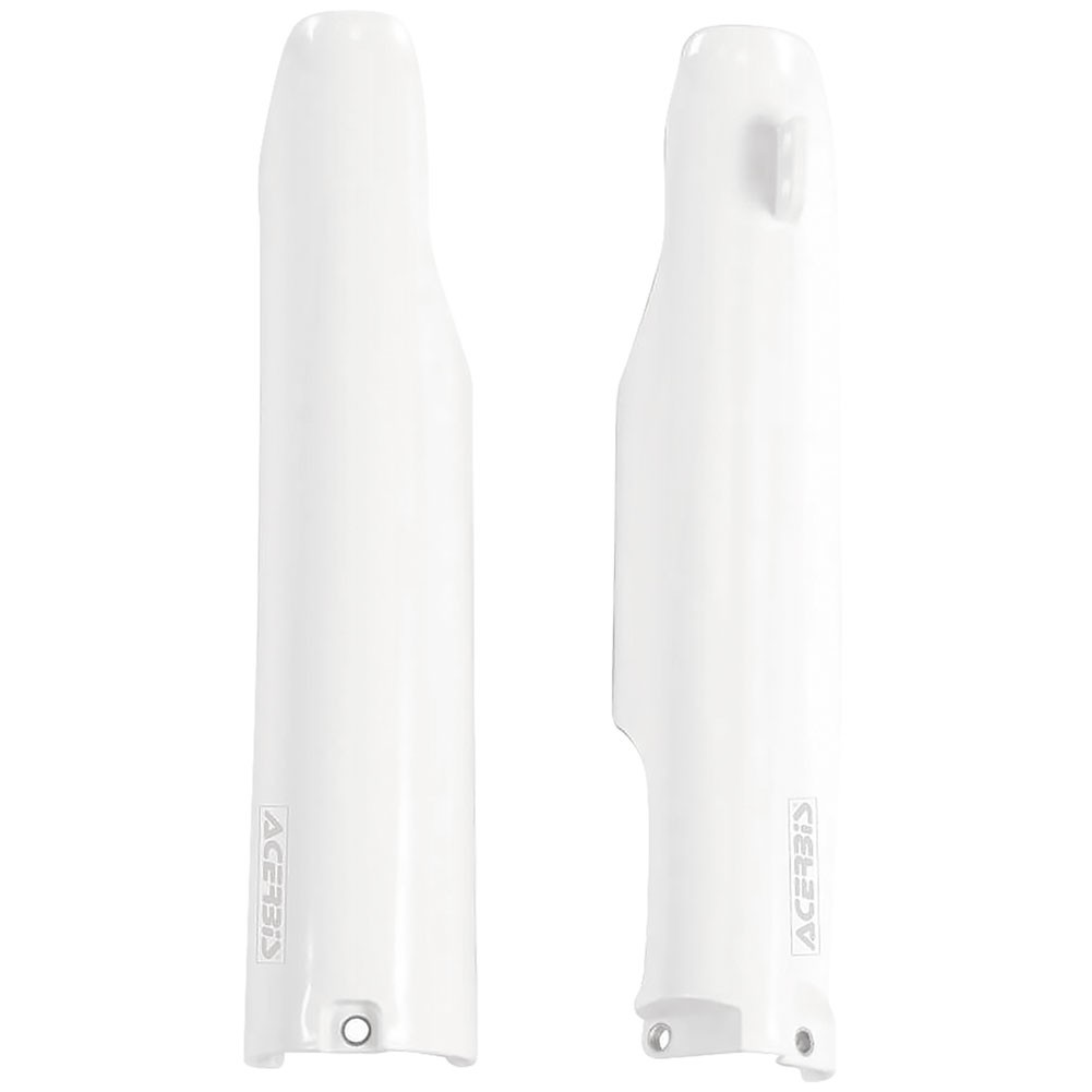 Acerbis Lower Fork Cover Set White For Yamaha YZ250F 2005-2007
