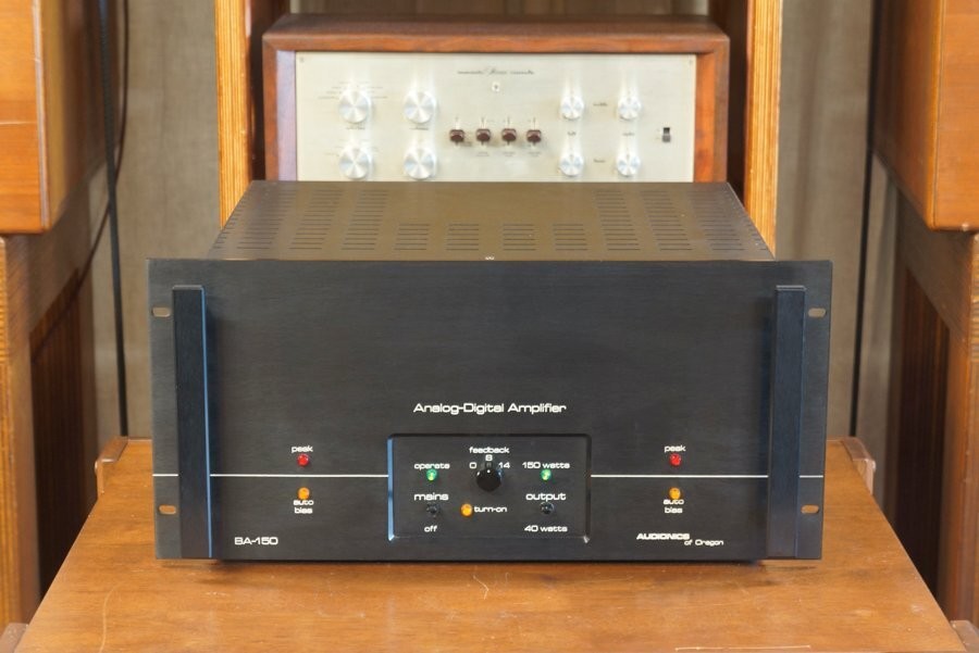Audionics of Oregon BA-150 6LF6 Tube Power Amplifier Excellent Working w/ Cable