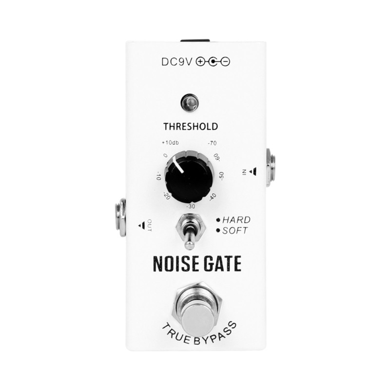 Guitar Pedal True Bypass Noise Reduction Effect Pedal Aluminum Alloy Noise Gate