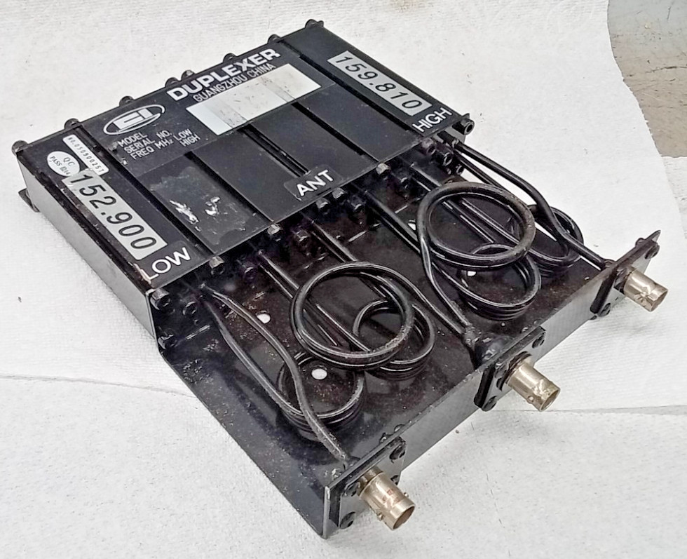 6 CAVITY DUPLEXER for radio repeater 152.900 MHZ - 159.810 MHZ